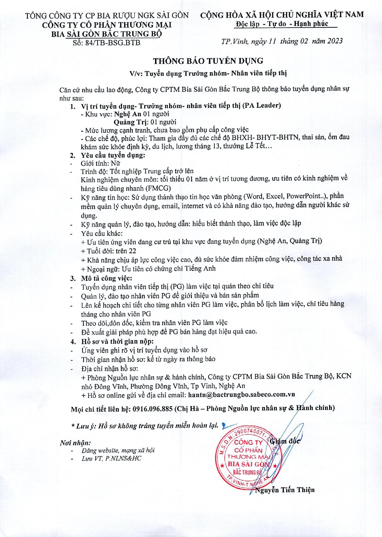 lĩnh vực hoạt động